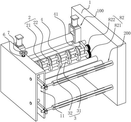 一种用于PET保护膜生产的分切机裁切装置的制作方法 一种用于PET保护膜生产的分切机裁切装置的制作方法