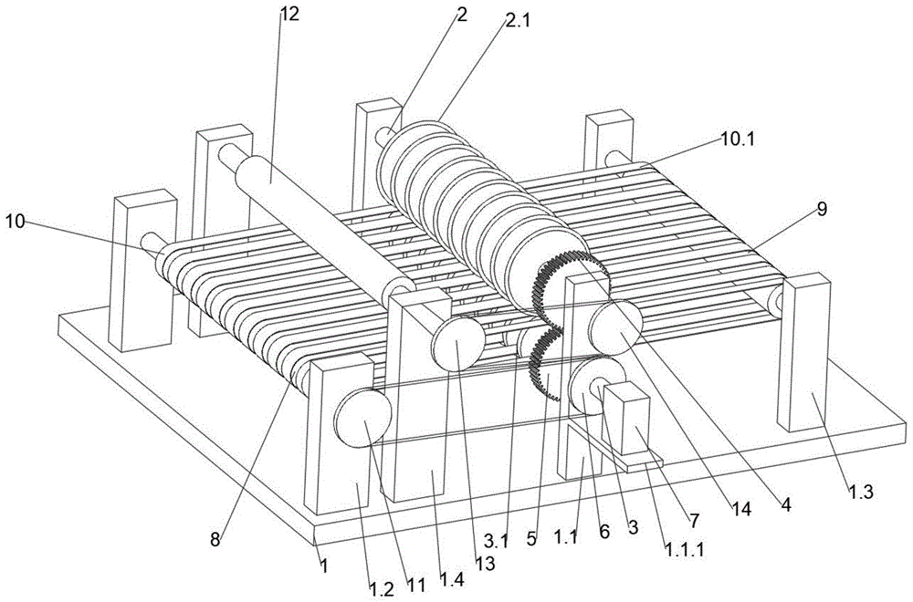 一种多刀橡胶分条机的制作方法 一种多刀橡胶分条机的制作方法