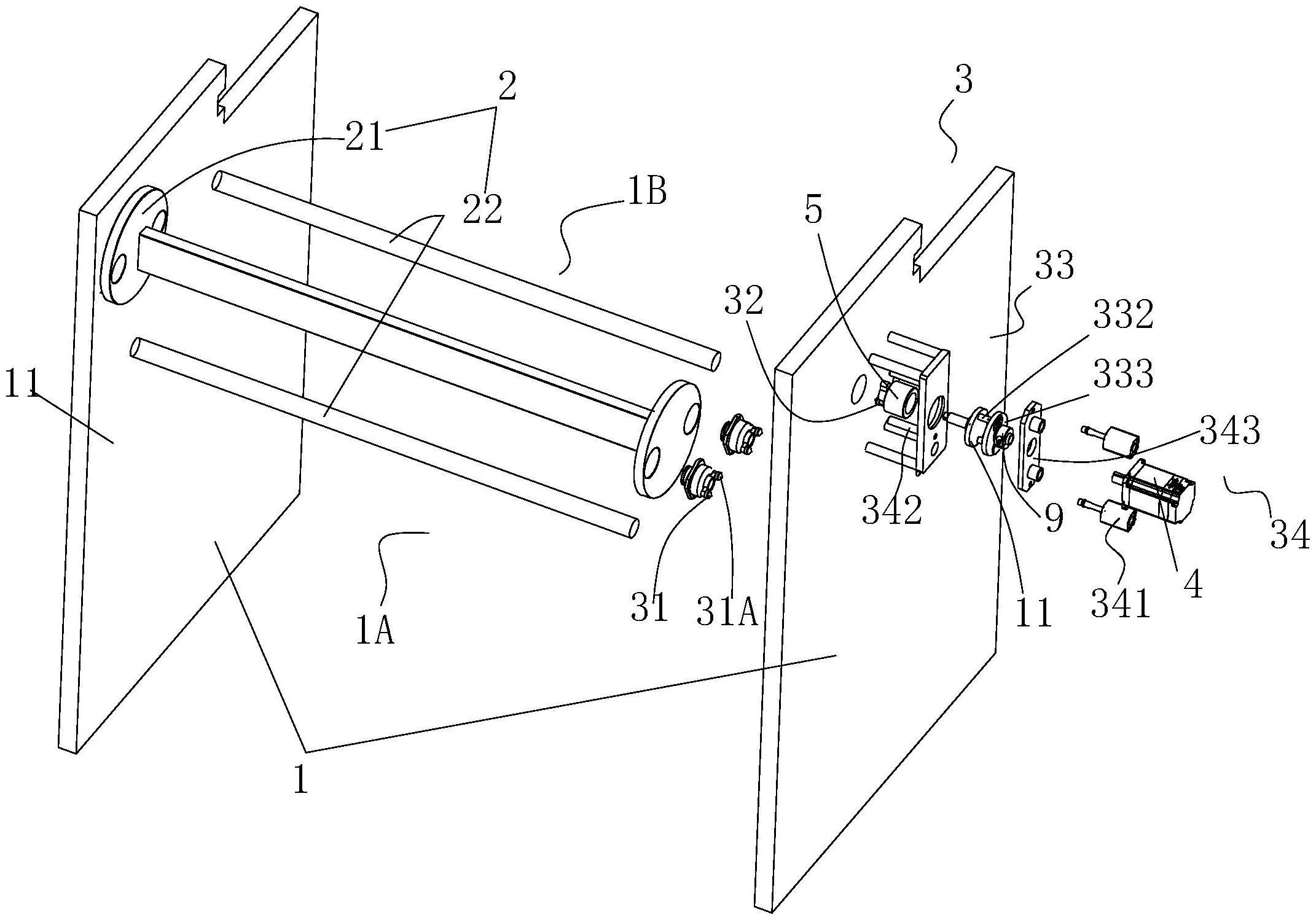 一种用于分切机上的收卷装置的制作方法 一种用于分切机上的收卷装置的制作方法