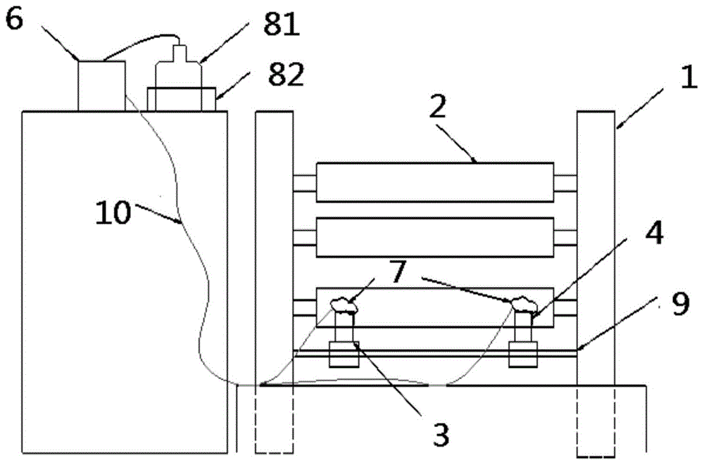 一种电池箔分切机润滑剪切装置的制作方法 一种电池箔分切机润滑剪切装置的制作方法