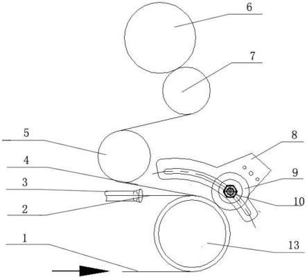 一种软态宽幅铝箔分切装置的制作方法 一种软态宽幅铝箔分切装置的制作方法