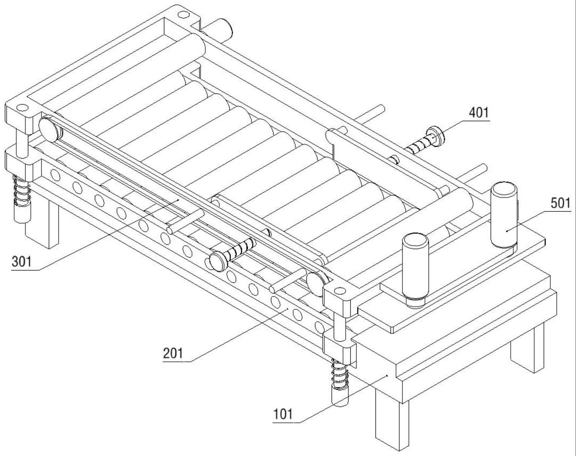 一种塑料泡沫分切机工件定位机构的制作方法