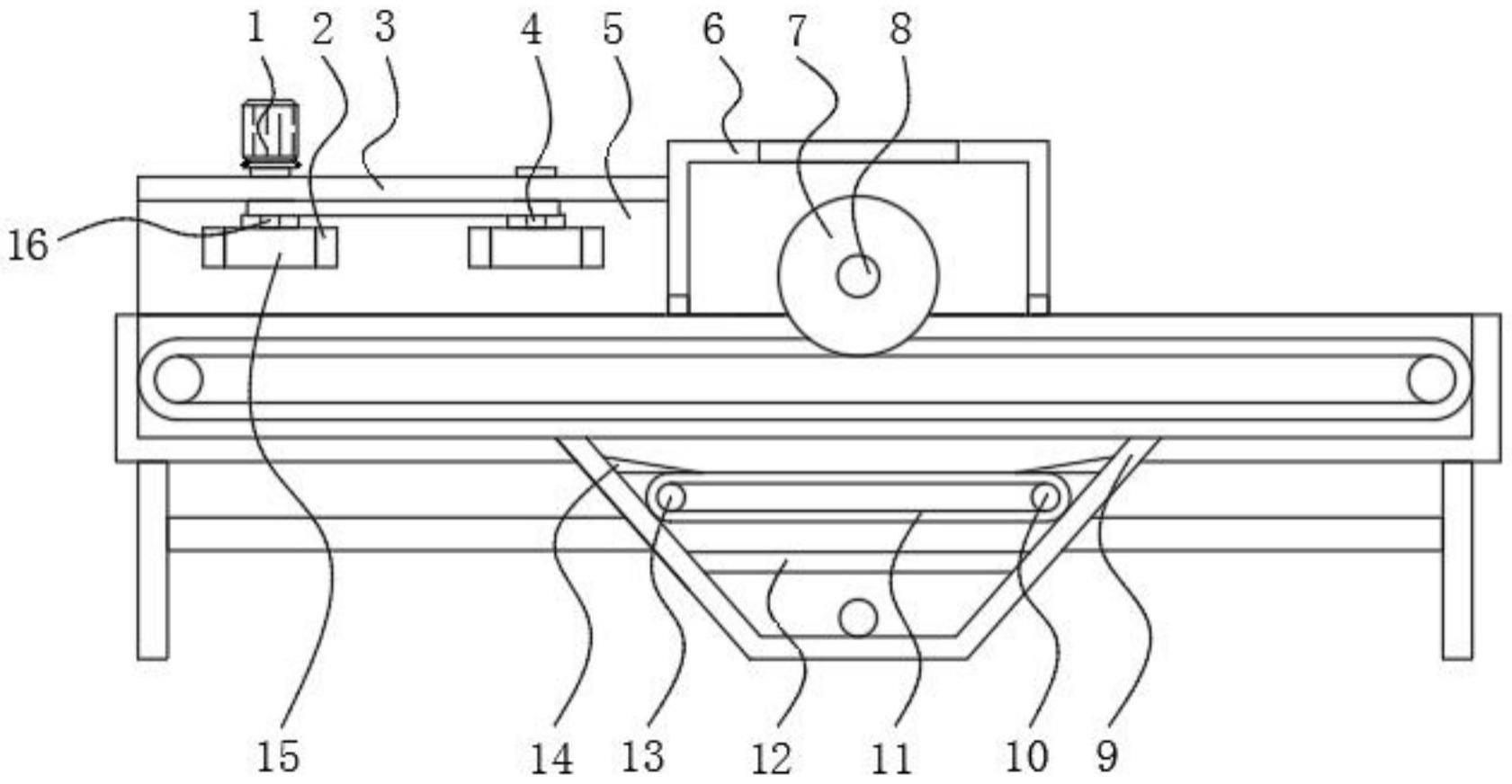 防火岩棉条的分切机的制作方法 防火岩棉条的分切机的制作方法