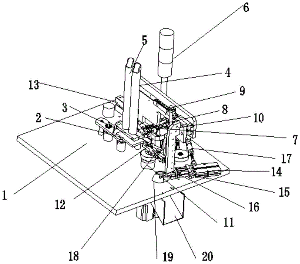 一种不干胶纸分切或复卷机的自动上轴下料机构的制作方法 一种不干胶纸分切或复卷机的自动上轴下料机构的制作方法