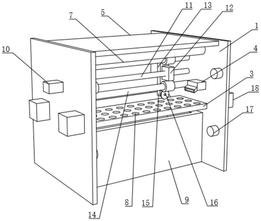 一种带防护装置的金属化薄膜分切机的制作方法 一种带防护装置的金属化薄膜分切机的制作方法