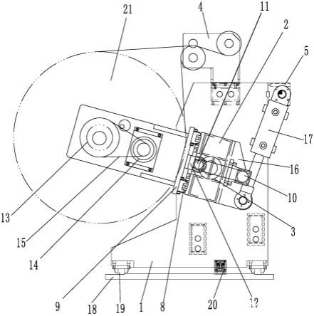 一种分切机的可翻转式放卷架结构的制作方法 一种分切机的可翻转式放卷架结构的制作方法