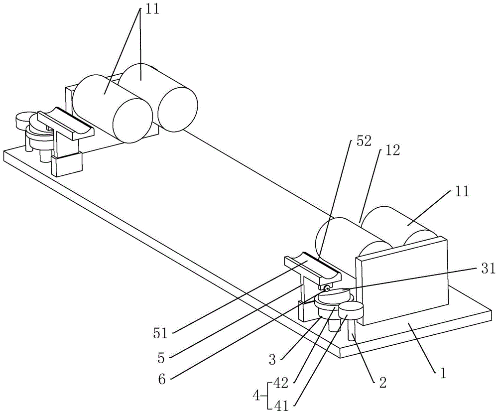 用于不干胶分切机的上料装置的制作方法 用于不干胶分切机的上料装置的制作方法