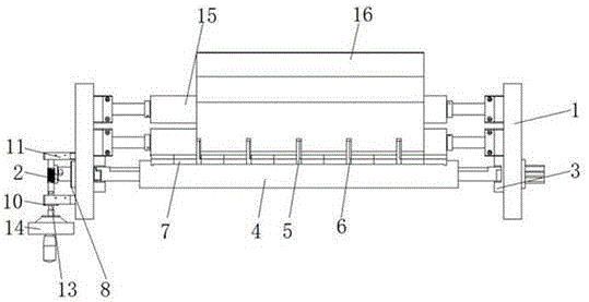 一种分切机的直刀刀架机构的制作方法 一种分切机的直刀刀架机构的制作方法