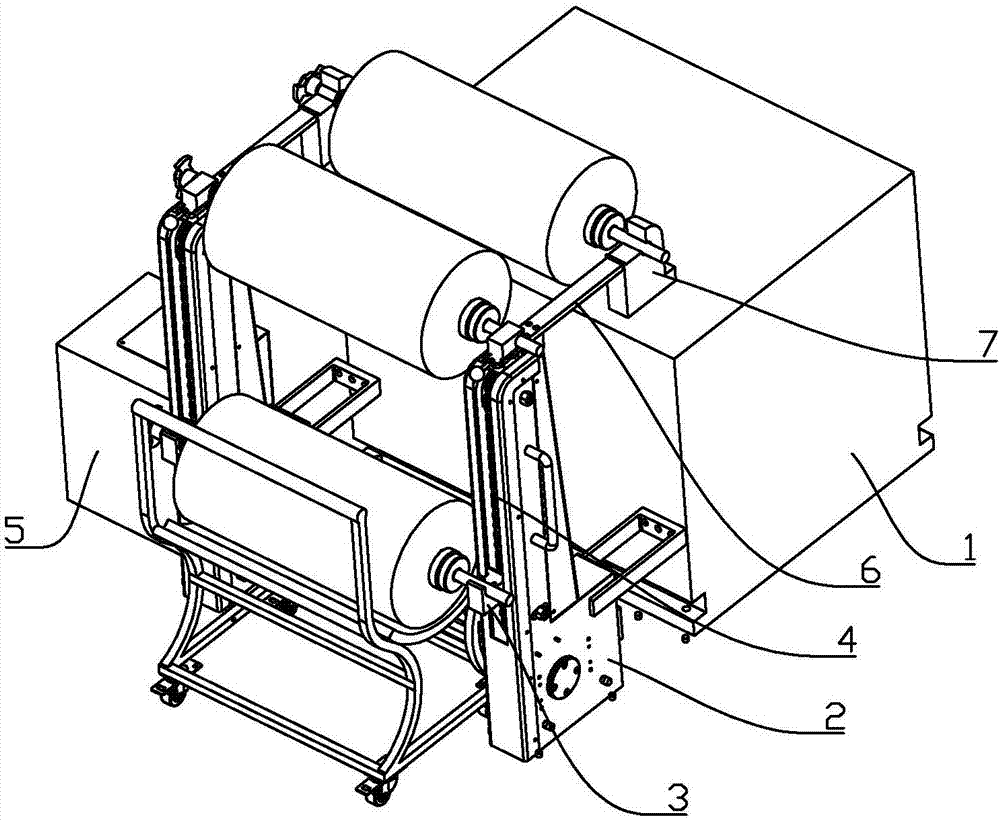 分切机的上料机构的制作方法 分切机的上料机构的制作方法