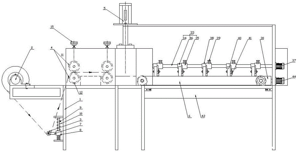 一种绝缘皱纹纸管加工用上料装置的制作方法 一种绝缘皱纹纸管加工用上料装置的制作方法