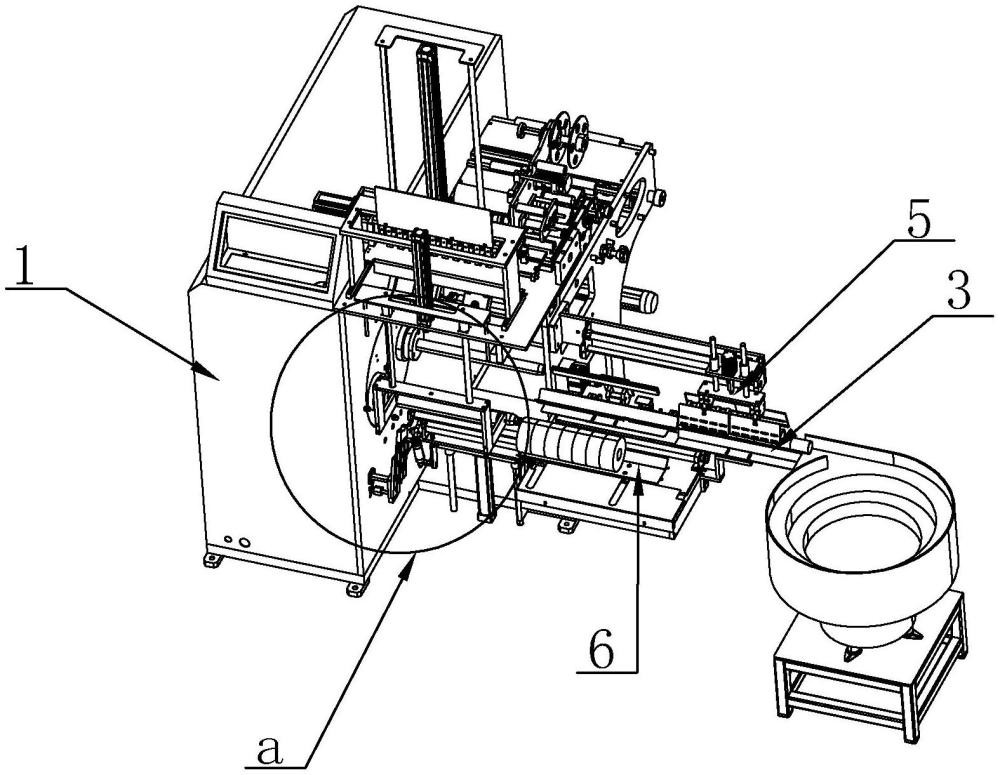 一种分切机上的管芯上料机构的制作方法 一种分切机上的管芯上料机构的制作方法