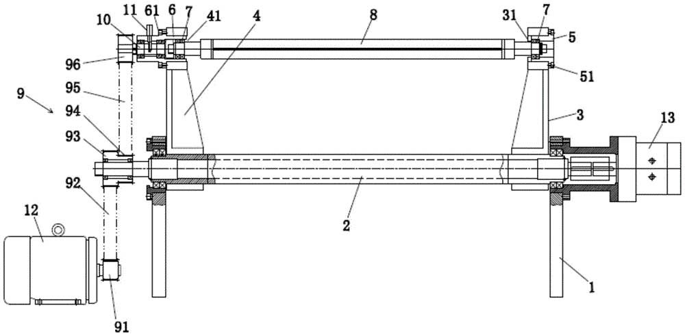 一种分切机收卷装置的制作方法 一种分切机收卷装置的制作方法