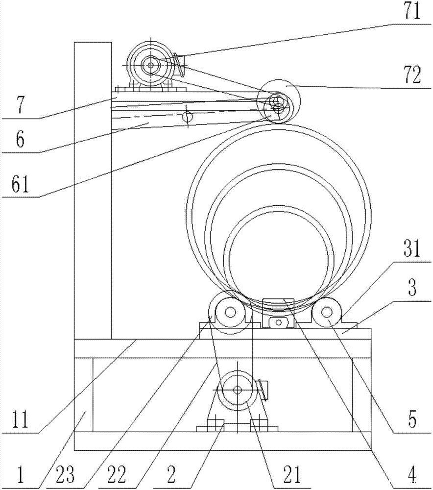 一种大纸管分切机的制作方法 一种大纸管分切机的制作方法