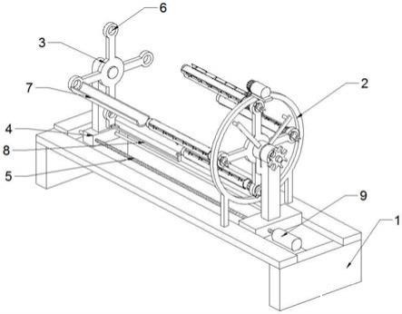 一种利用废纸资源造纸的纸管分切机的传输机构的制作方法 一种利用废纸资源造纸的纸管分切机的传输机构的制作方法