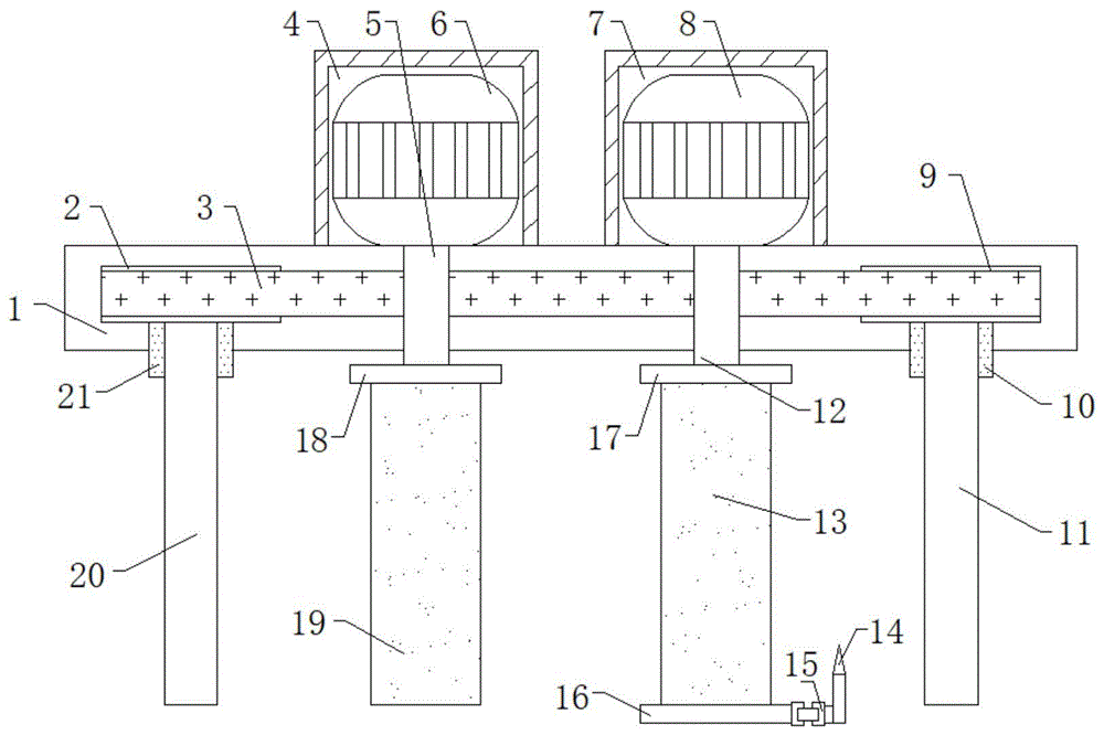 一种不干胶的分条复卷机的制作方法 一种不干胶的分条复卷机的制作方法