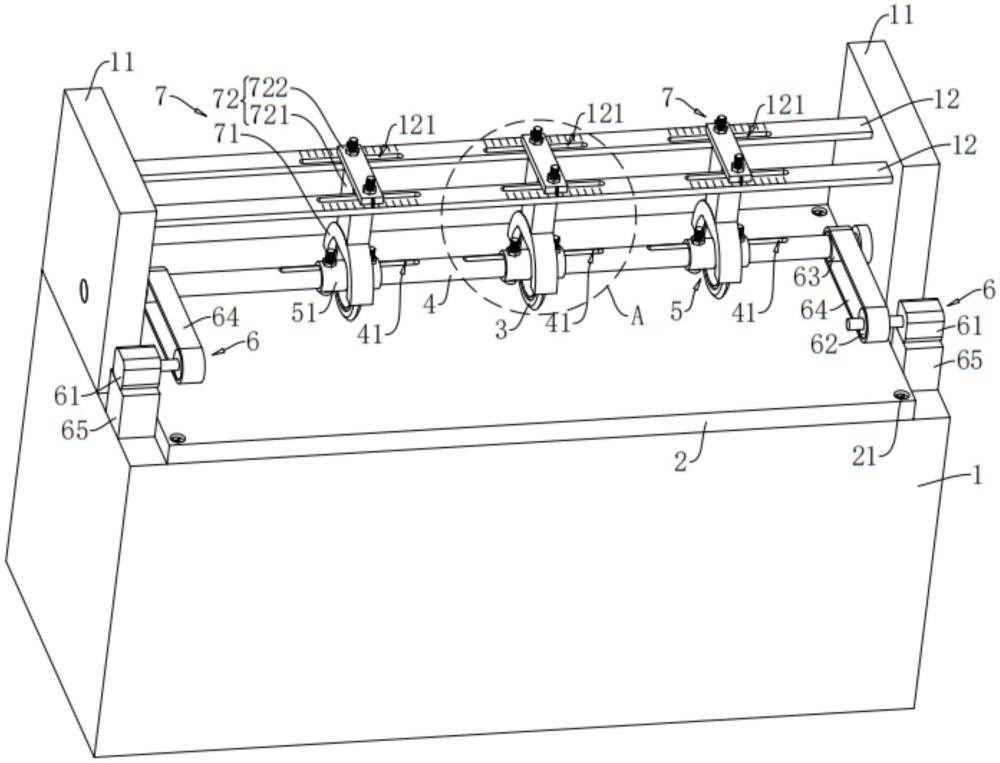 一种用于玻璃纤维毡的纵向分切机的制作方法 一种用于玻璃纤维毡的纵向分切机的制作方法