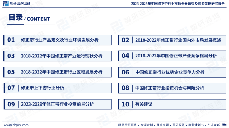 行业干货!智研咨询发布:2023年中国修正带行业市场分析报告 行业干货!智研咨询发布:2023年中国修正带行业市场分析报告